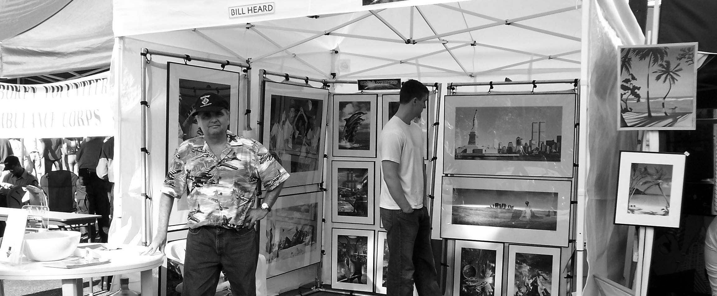 Bill at Hoboken Art Fair